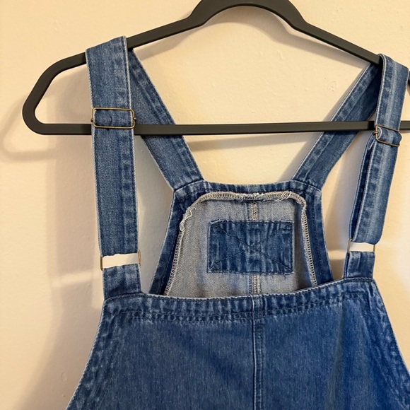 Denim Overall Dress - Picture 3 of 6